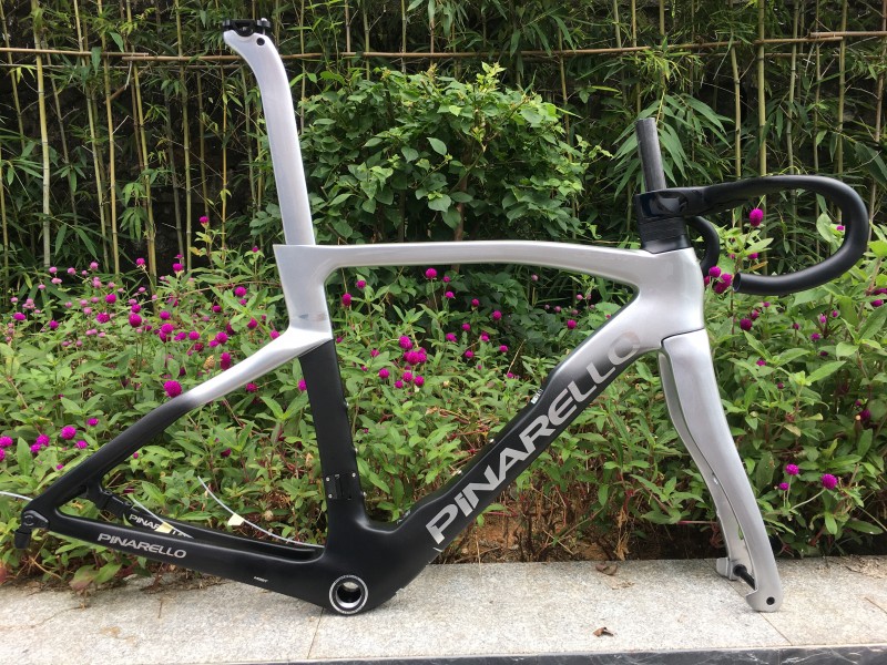 Silver bike on sale frame